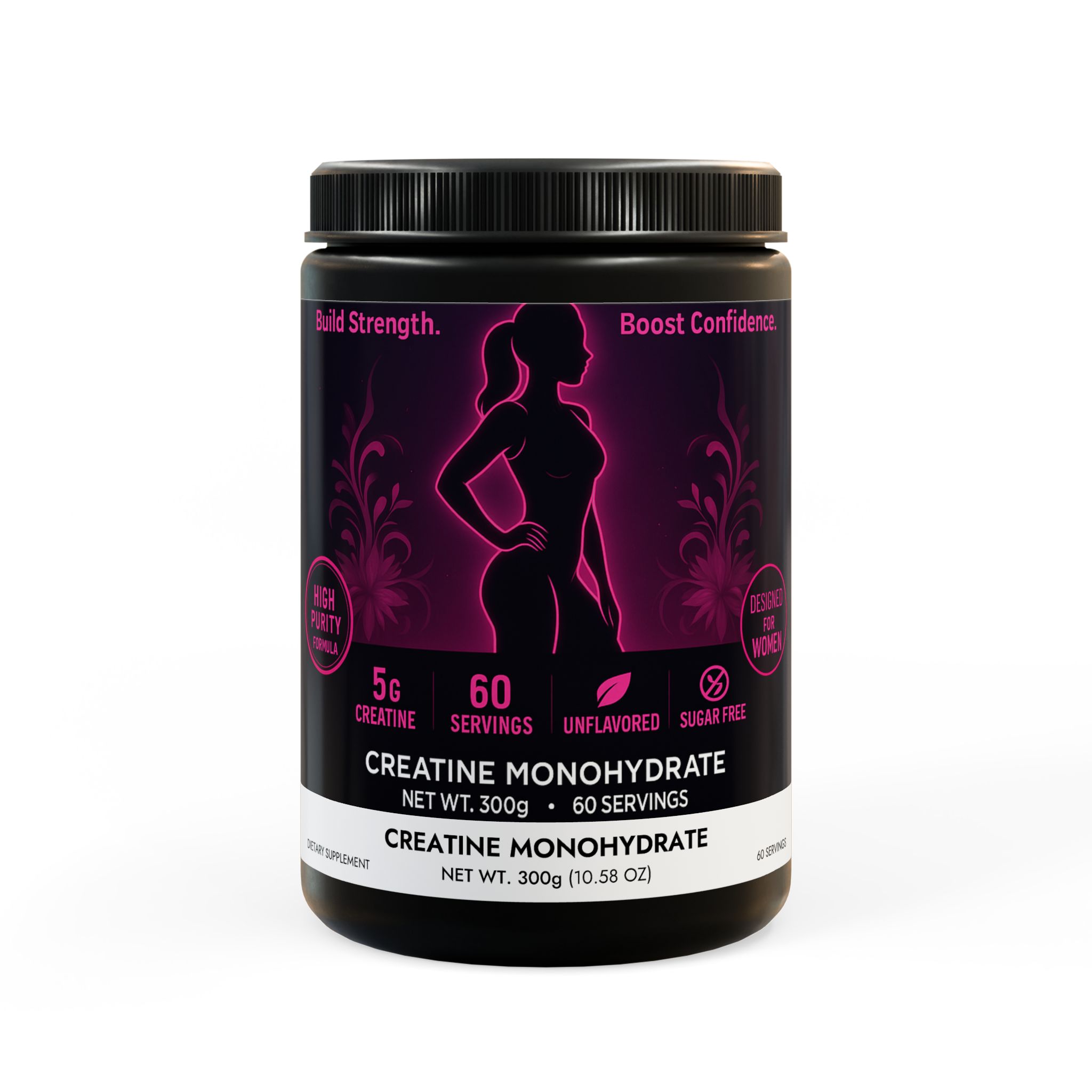 Women’s Creatine Monohydrate – 300g | Strength + Muscle Recovery